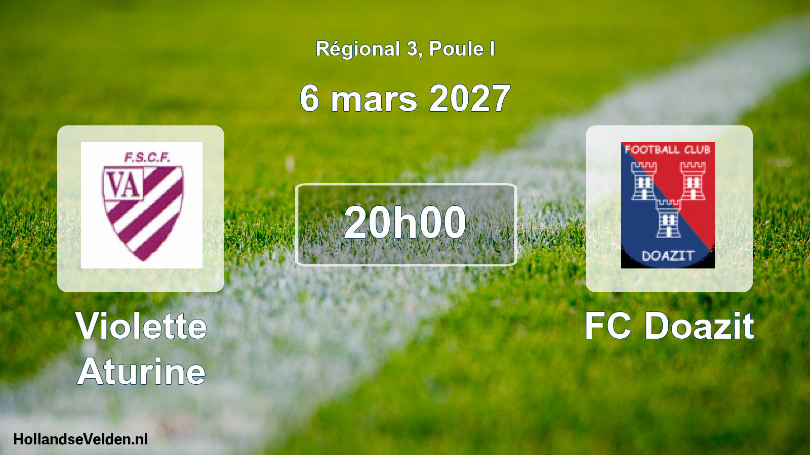 Scheduled Match: Violette Aturine - FC Doazit (6 March 2027)