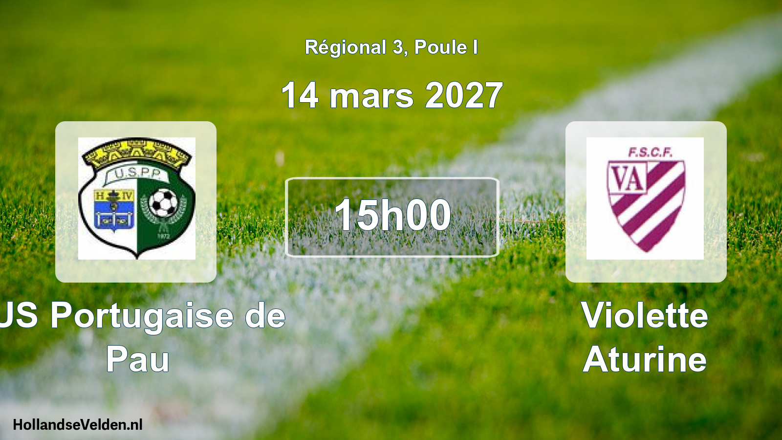 Scheduled Match: US Portugaise de Pau - Violette Aturine (14 March 2027)