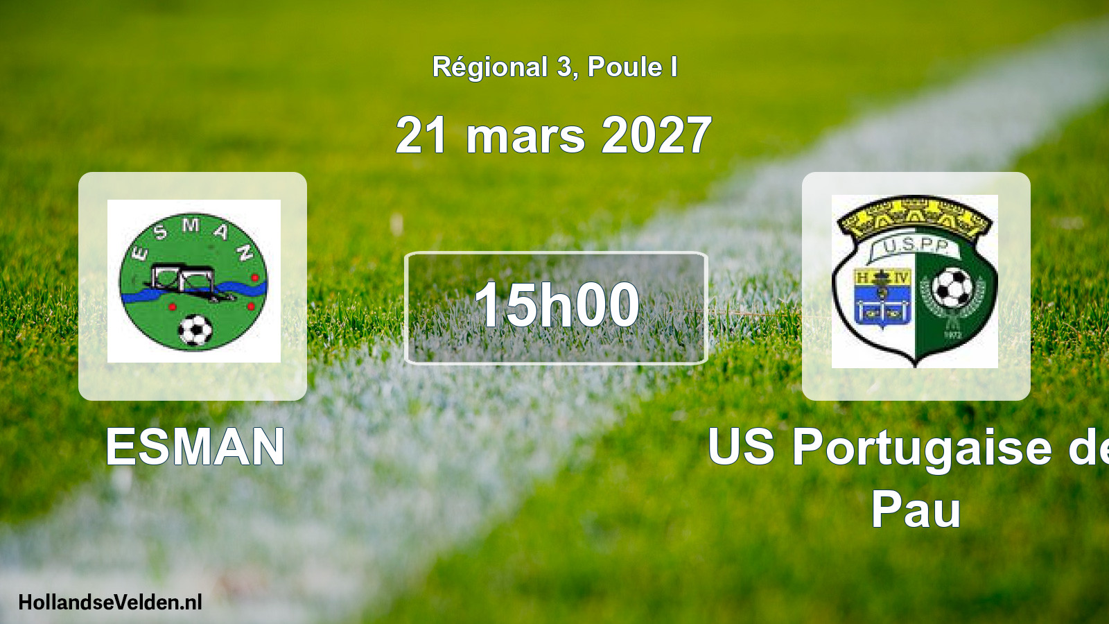 Scheduled Match: ESMAN - US Portugaise de Pau (21 March 2027)