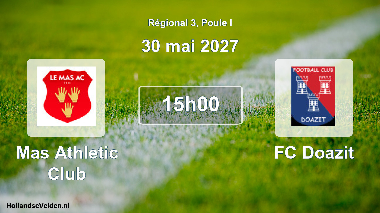 Scheduled Match: Mas Athletic Club - FC Doazit (30 May 2027)