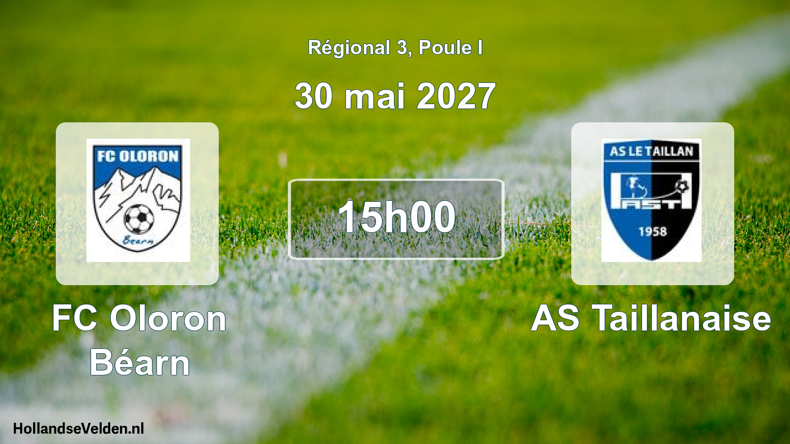 Scheduled Match: FC Oloron Béarn - AS Taillanaise (30 May 2027)
