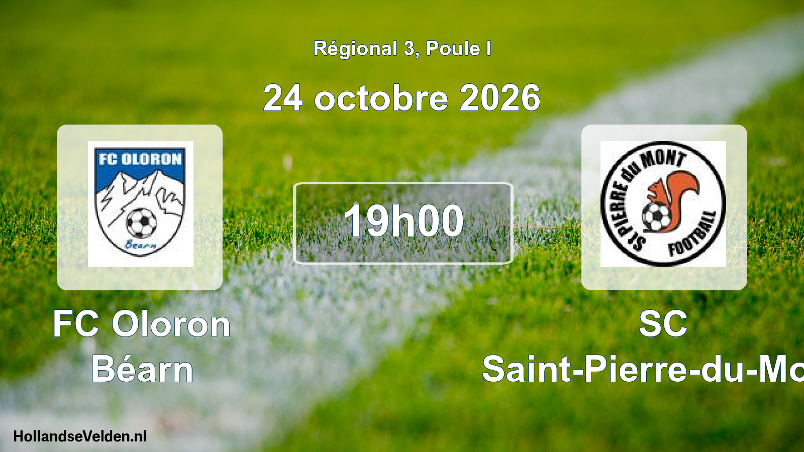 Scheduled Match: FC Oloron Béarn - SC Saint-Pierre-du-Mont (24 October 2026)
