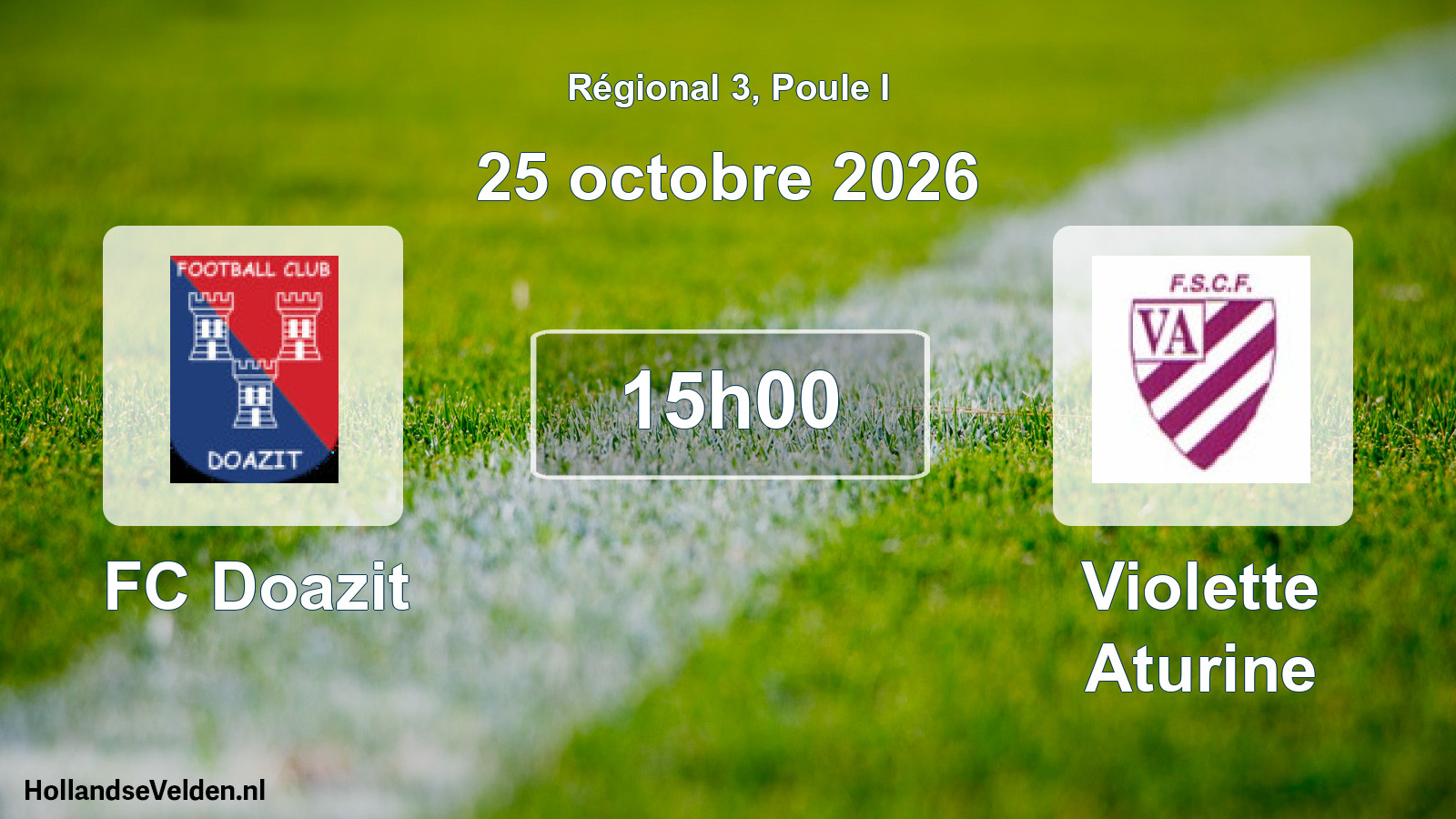Scheduled Match: FC Doazit - Violette Aturine (25 October 2026)