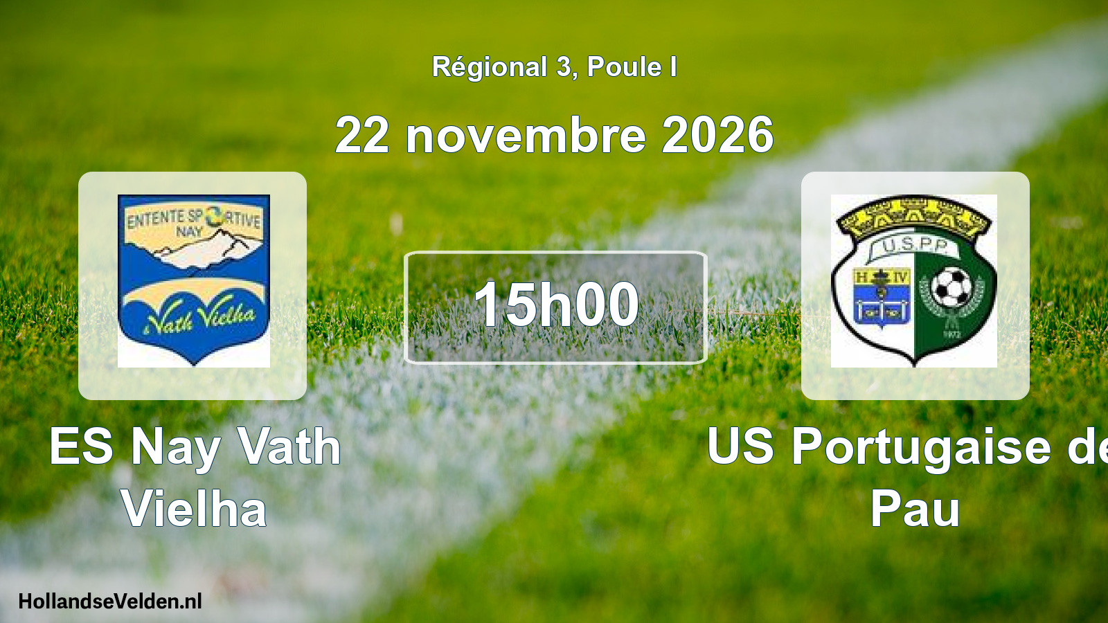 Scheduled Match: ES Nay Vath Vielha - US Portugaise de Pau (22 November 2026)