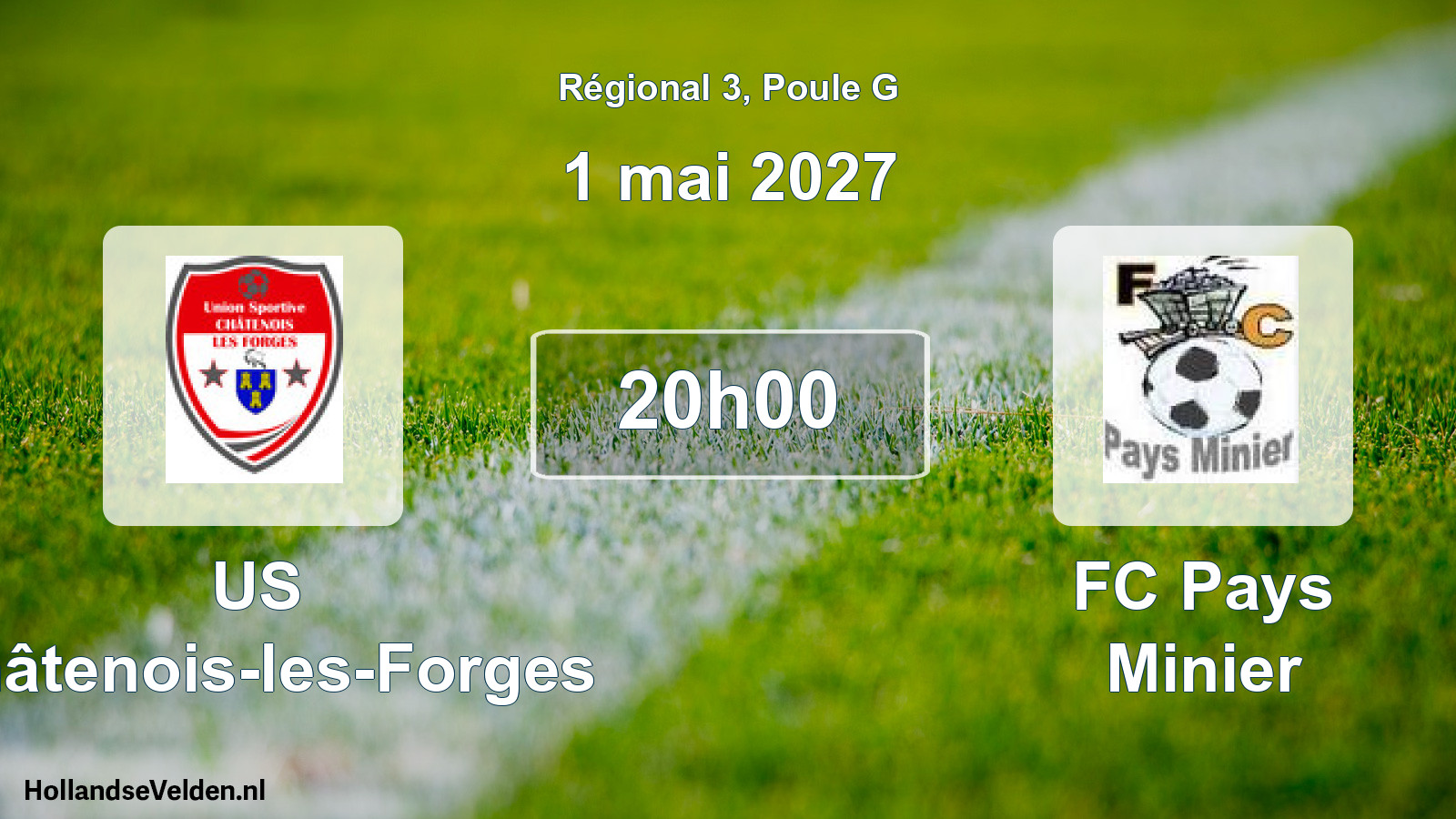 Match programmé: US Châtenois-les-Forges - FC Pays Minier (1 mai 2027)