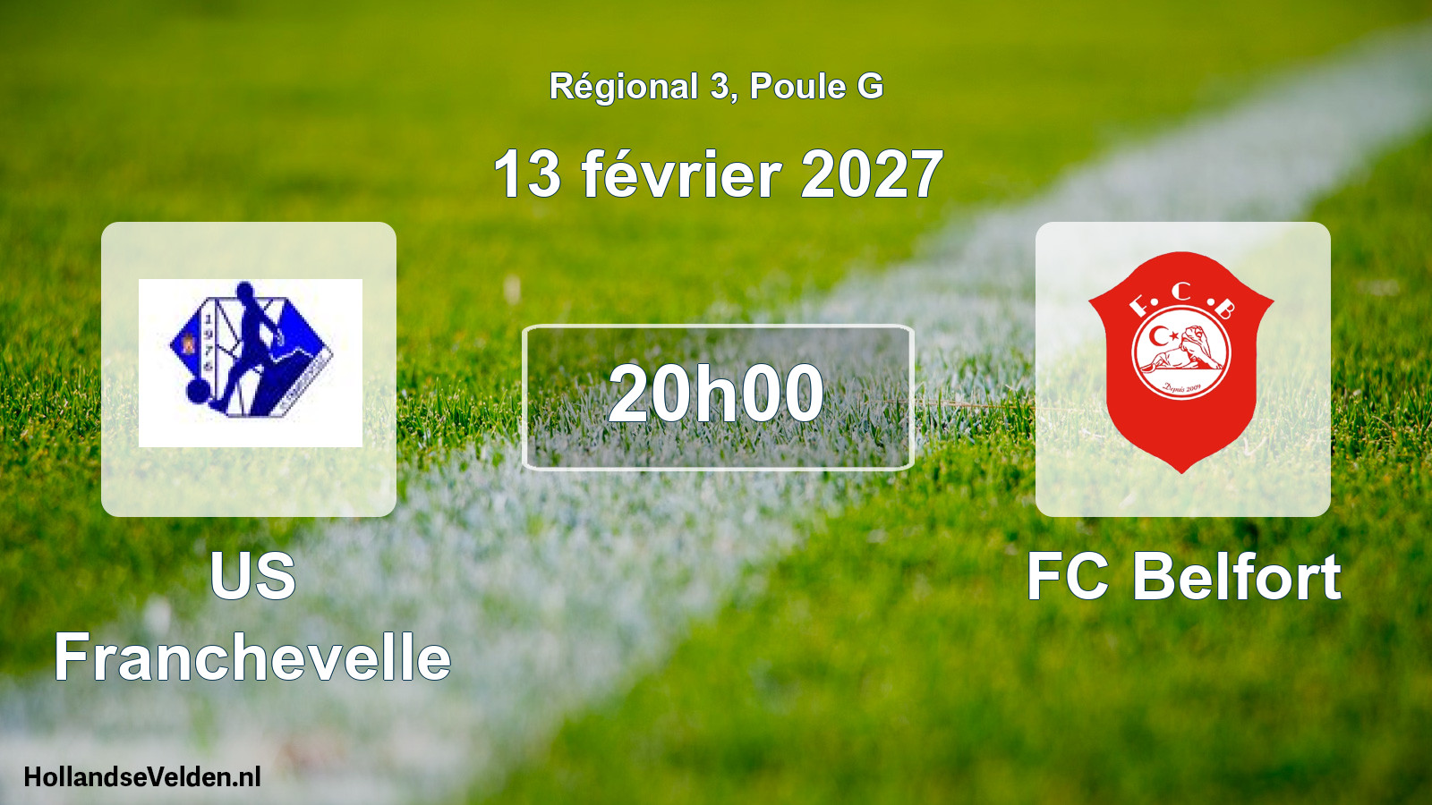 Scheduled Match: US Franchevelle - FC Belfort (13 February 2027)
