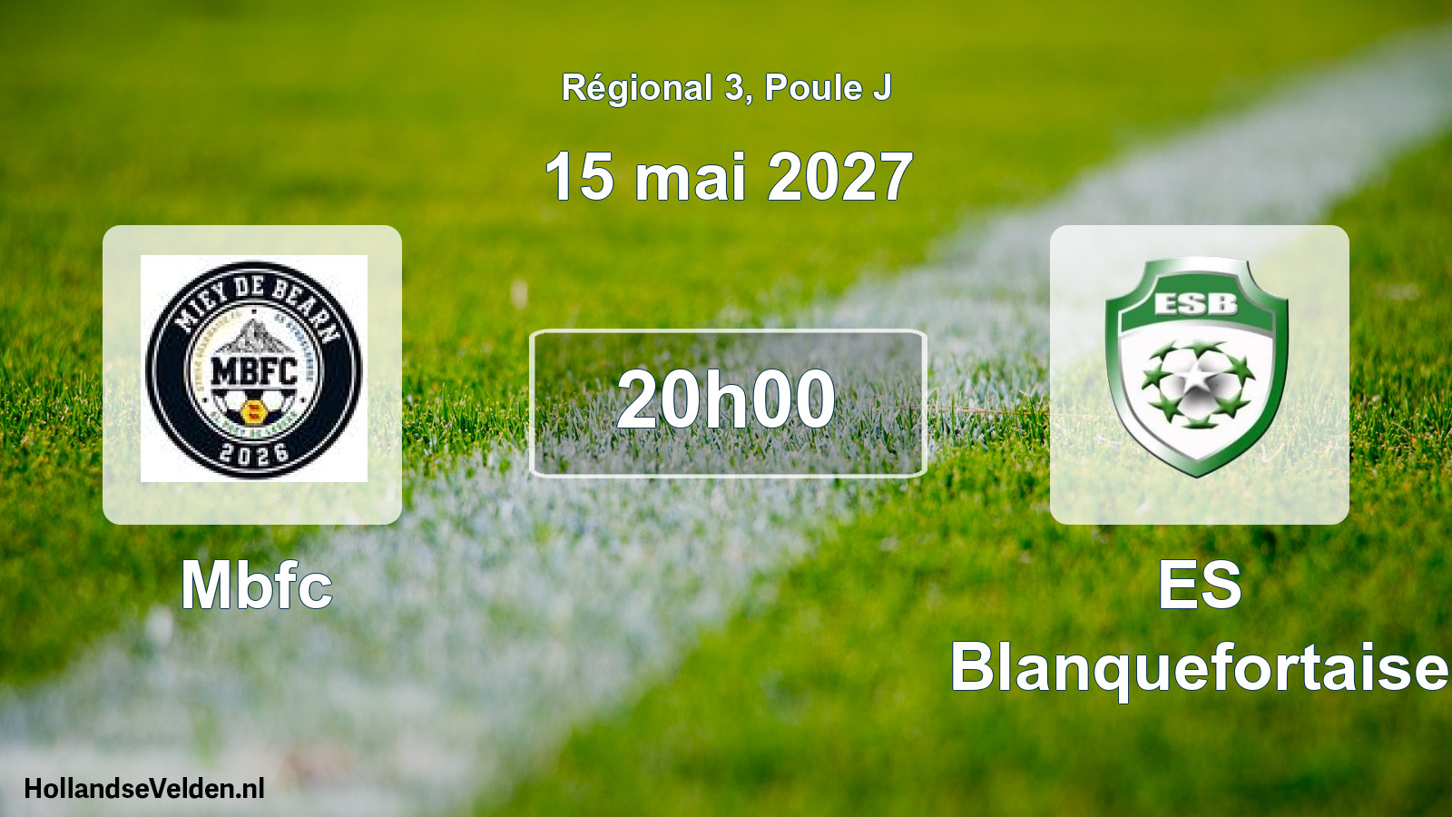 Scheduled Match: Mbfc - ES Blanquefortaise (15 May 2027)