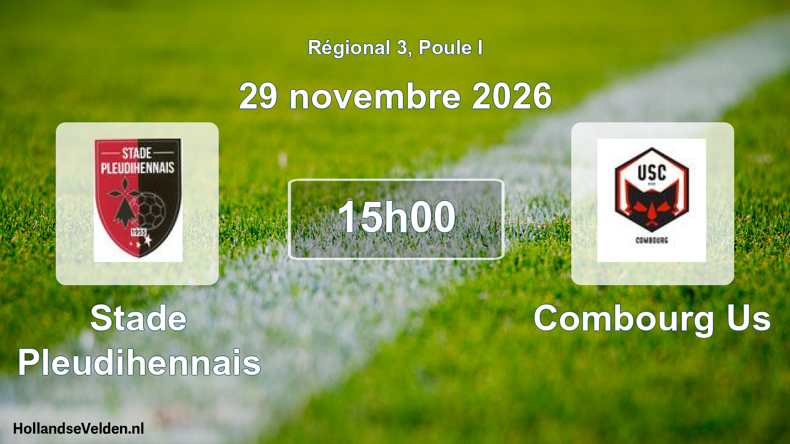 Scheduled Match: Stade Pleudihennais - Combourg Us (29 November 2026)