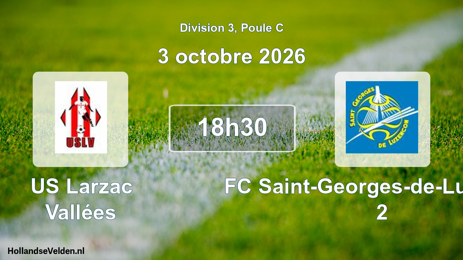 Scheduled Match: US Larzac Vallées - FC Saint-Georges-de-Luzençon 2 (3 October 2026)