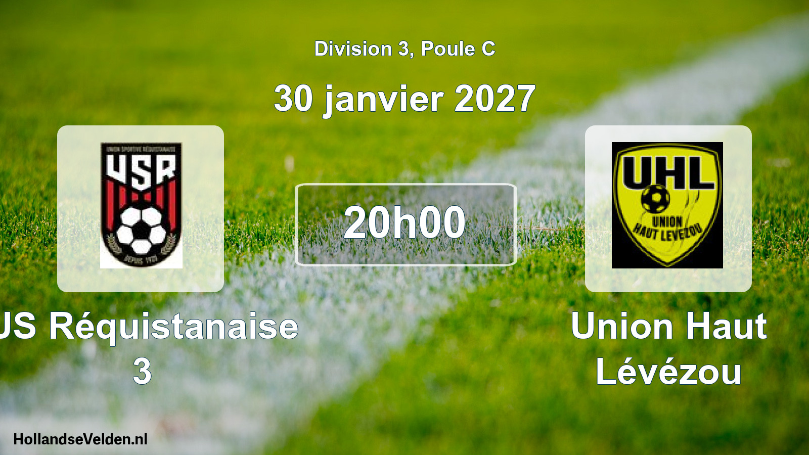Match programmé: US Réquistanaise 3 - Union Haut Lévézou (30 janvier 2027)