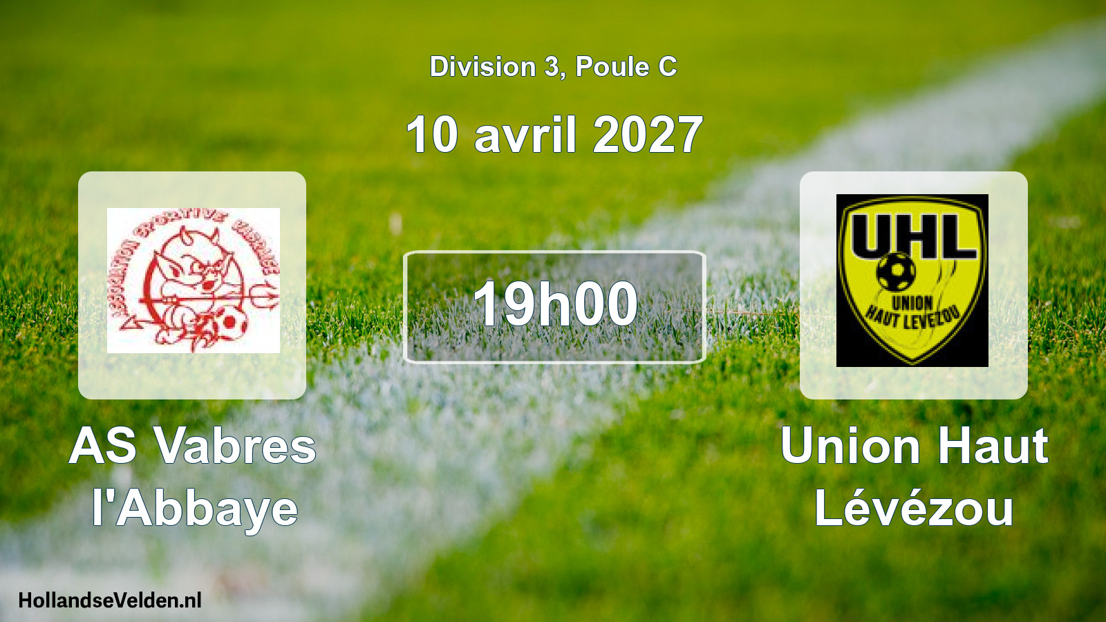 Match programmé: AS Vabres l'Abbaye - Union Haut Lévézou (10 avril 2027)