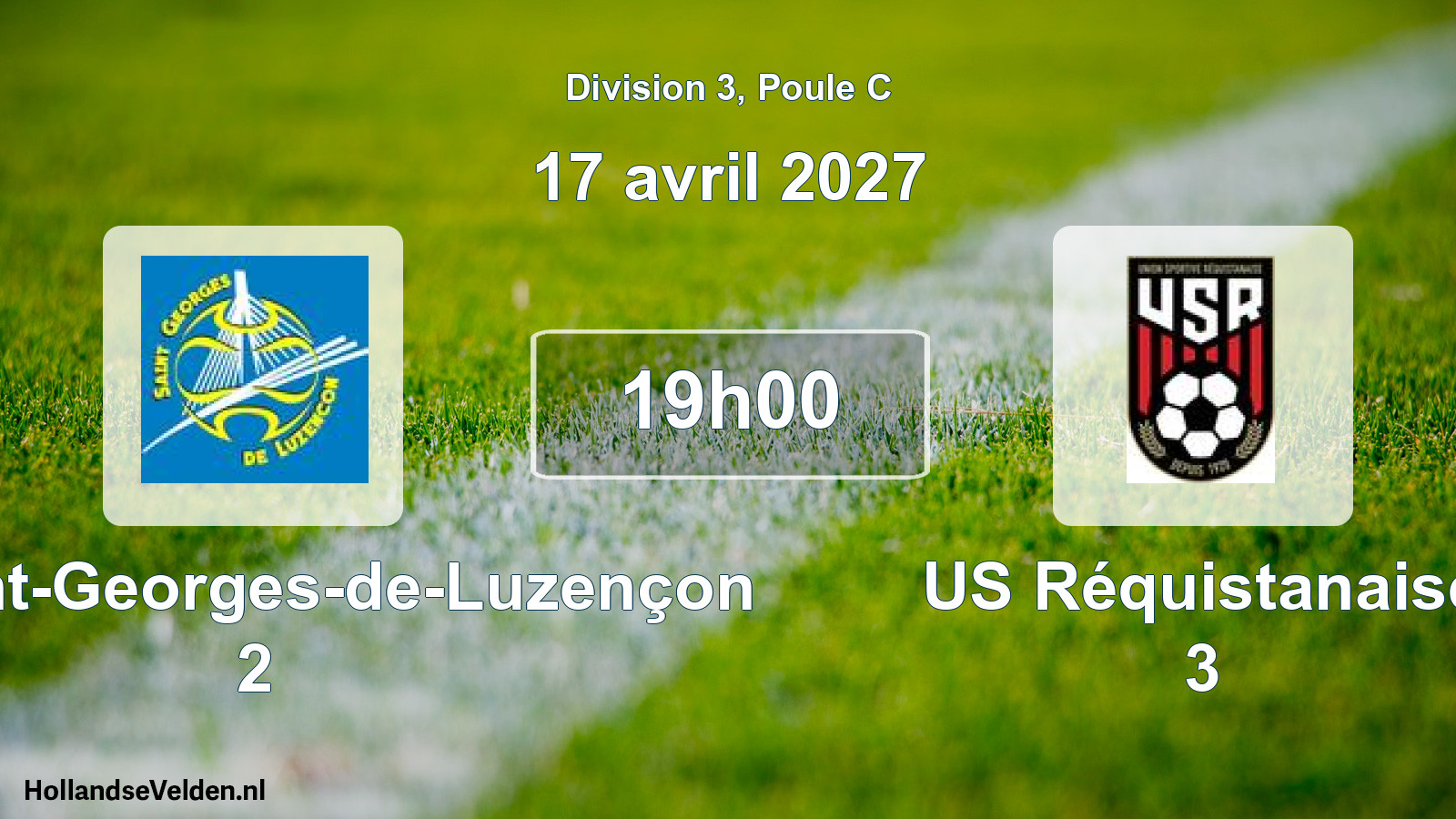 Match programmé: FC Saint-Georges-de-Luzençon 2 - US Réquistanaise 3 (17 avril 2027)
