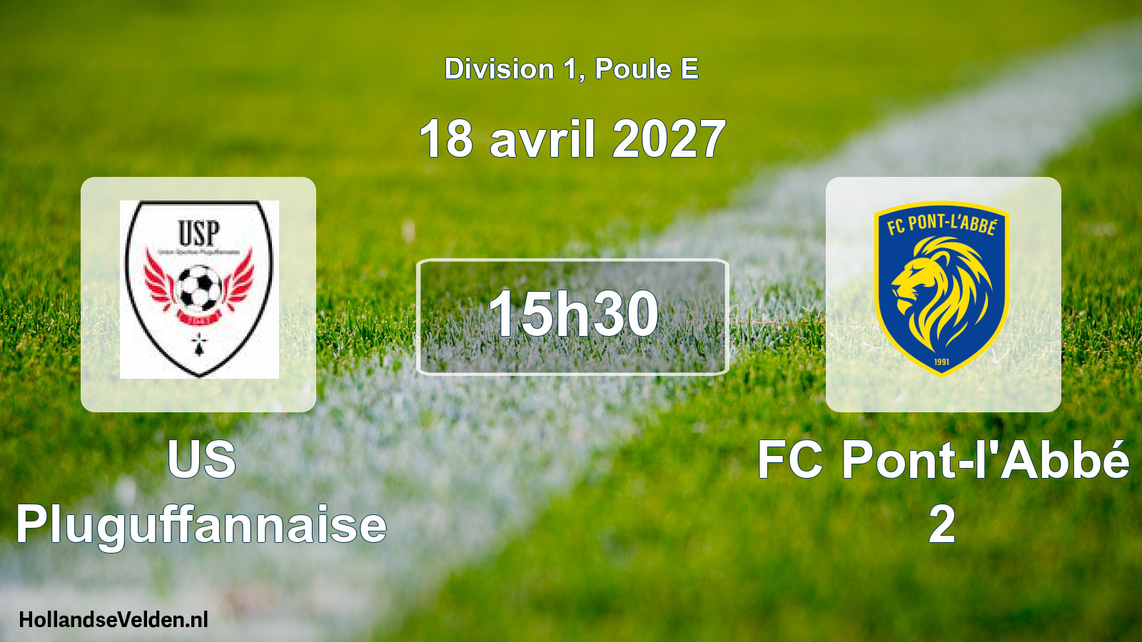 Scheduled Match: US Pluguffannaise - FC Pont-l'Abbé 2 (18 April 2027)