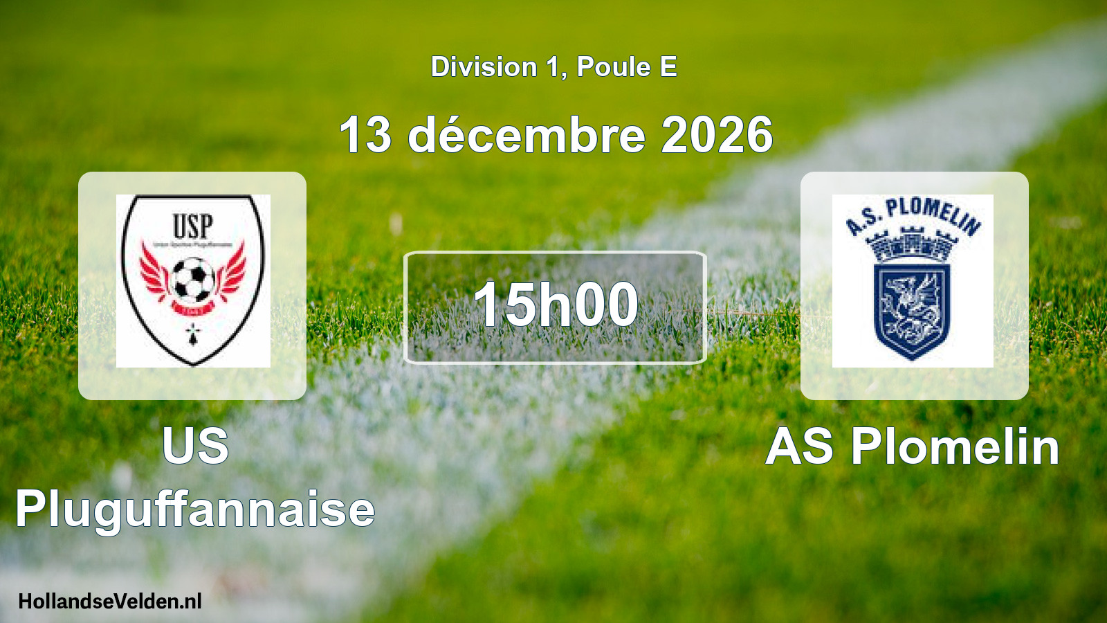 Scheduled Match: US Pluguffannaise - AS Plomelin (13 December 2026)
