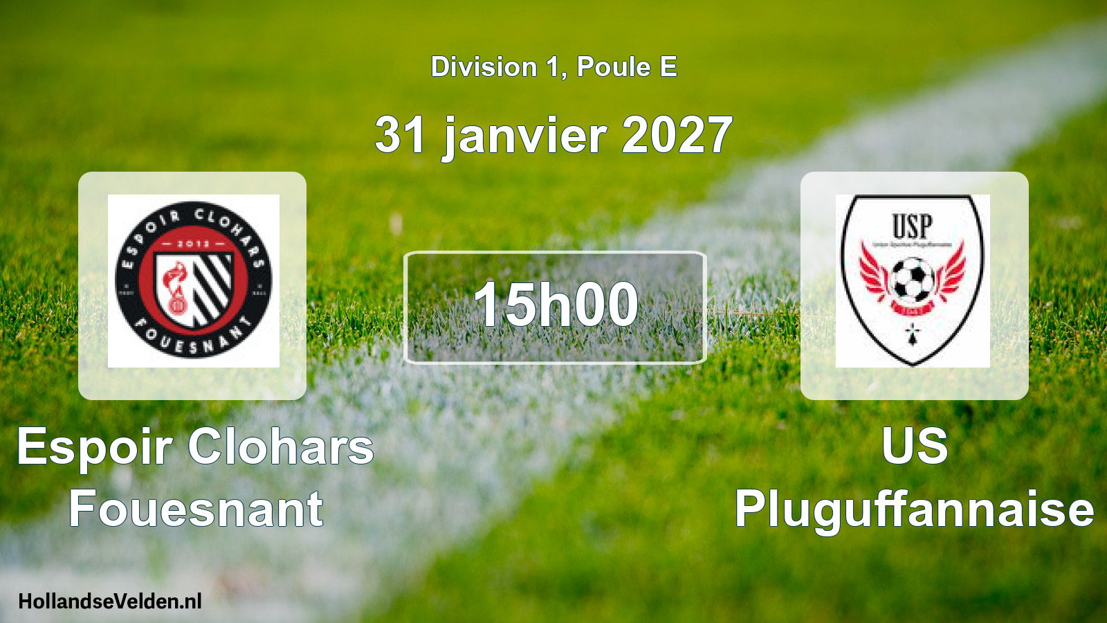 Scheduled Match: Espoir Clohars Fouesnant - US Pluguffannaise (31 January 2027)