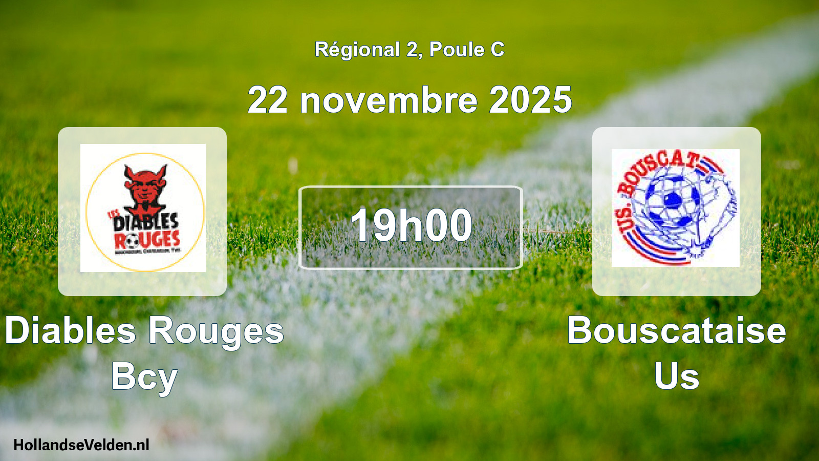 Scheduled Match: Diables Rouges Bcy - Bouscataise Us (22 November 2025)