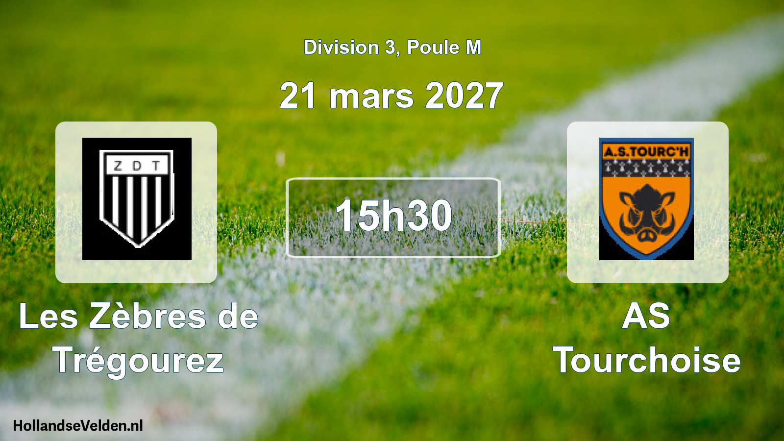 Scheduled Match: Les Zèbres de Trégourez - AS Tourchoise (21 March 2027)