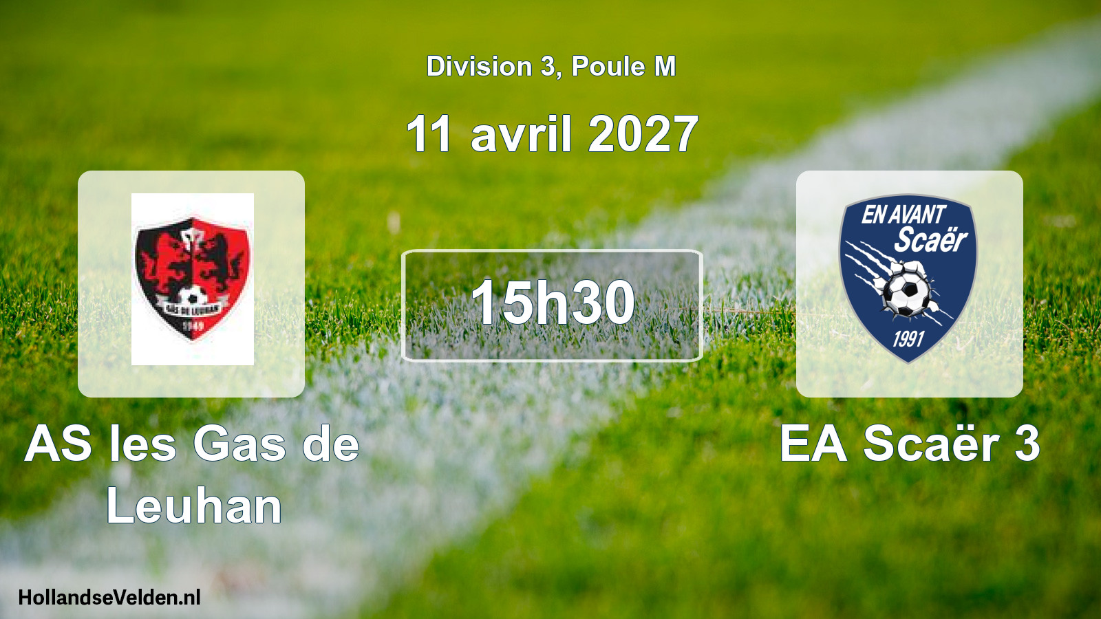 Scheduled Match: AS les Gas de Leuhan - EA Scaër 3 (11 April 2027)