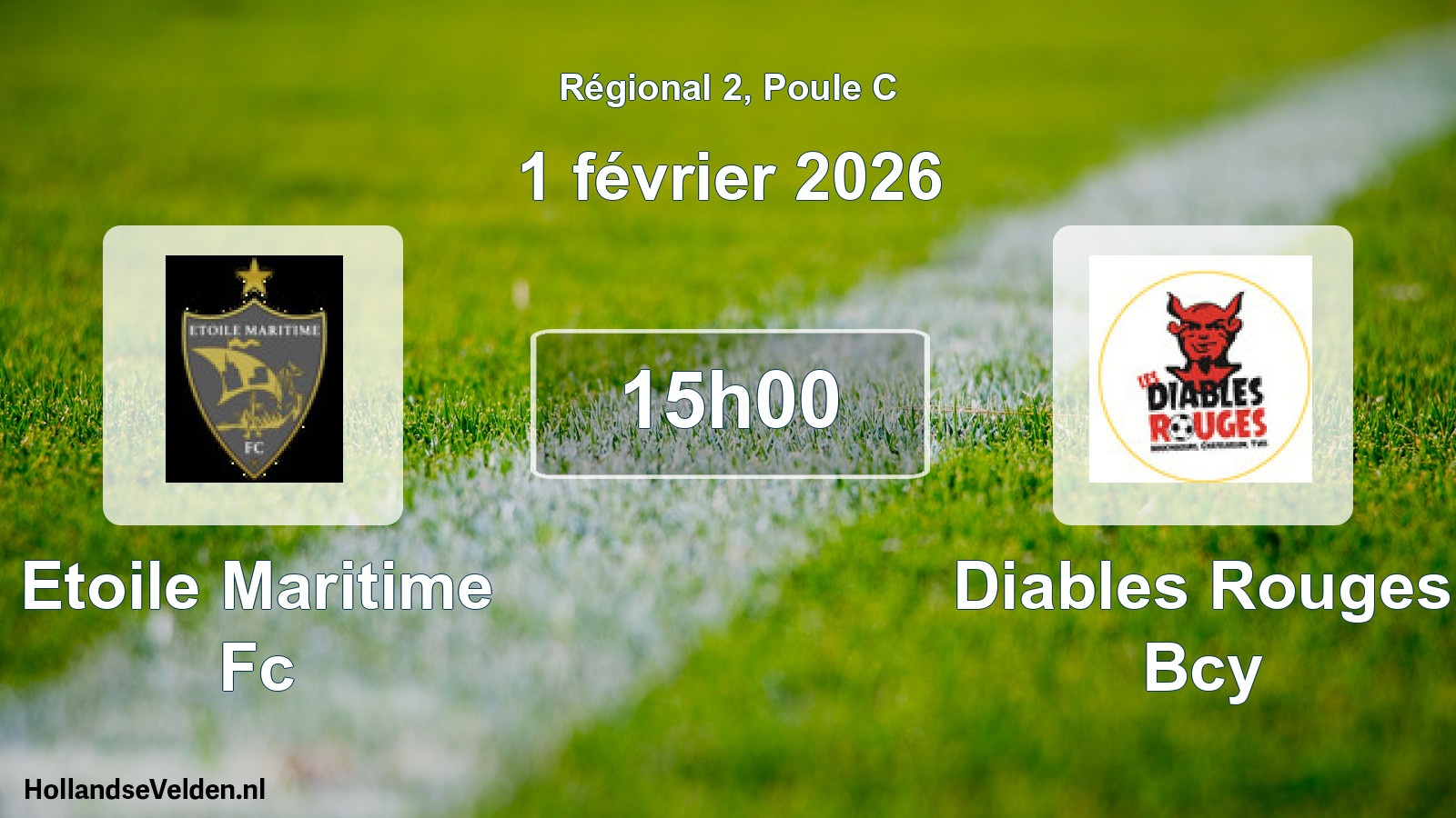 Geplande wedstrijd: Etoile Maritime Fc - Diables Rouges Bcy (1 februari 2026)