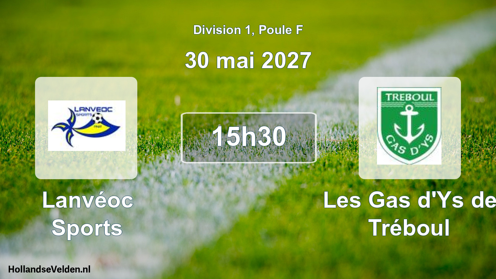 Scheduled Match: Lanvéoc Sports - Les Gas d'Ys de Tréboul (30 May 2027)
