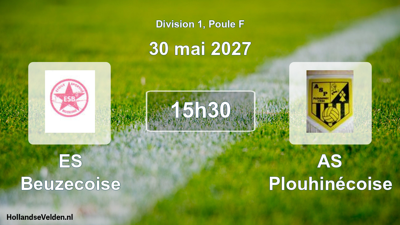 Geplande wedstrijd: ES Beuzecoise - AS Plouhinécoise (30 mei 2027)