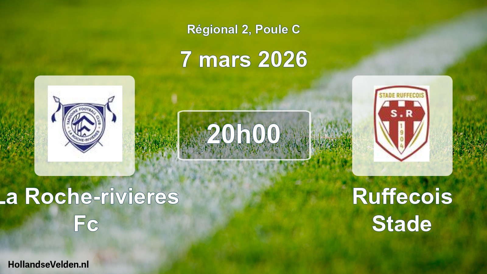 Scheduled Match: La Roche-rivieres Fc - Ruffecois Stade (7 March 2026)