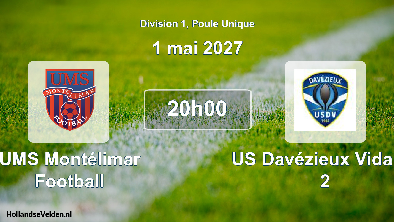 Match programmé: UMS Montélimar Football - US Davézieux Vidalon 2 (1 mai 2027)