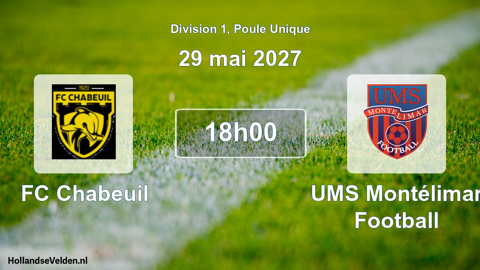 Scheduled Match: FC Chabeuil - UMS Montélimar Football (29 May 2027)
