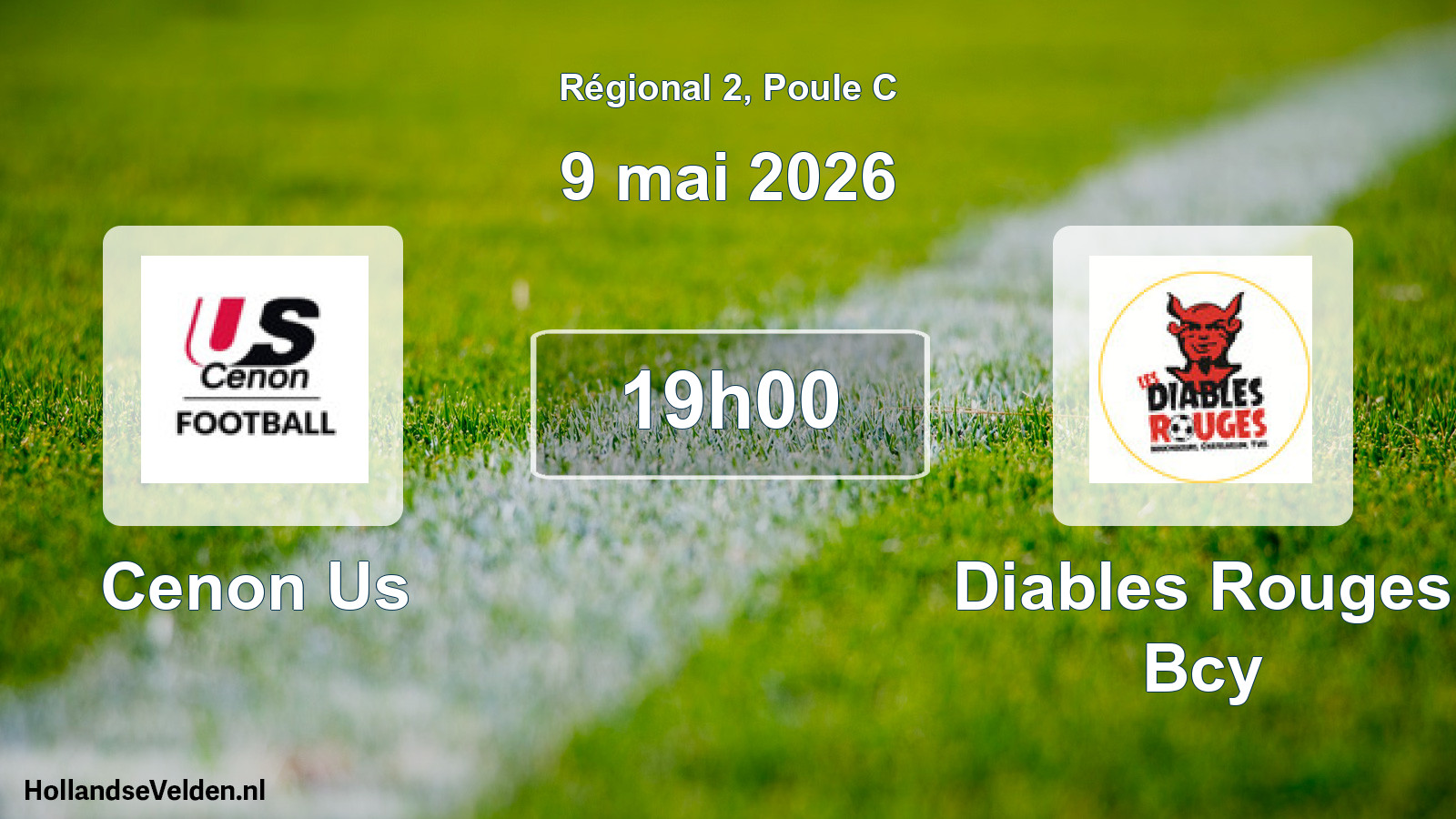 Geplande wedstrijd: Cenon Us - Diables Rouges Bcy (9 mai 2026)