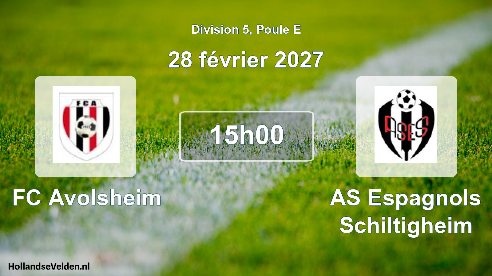 Scheduled Match: FC Avolsheim - AS Espagnols Schiltigheim (28 February 2027)