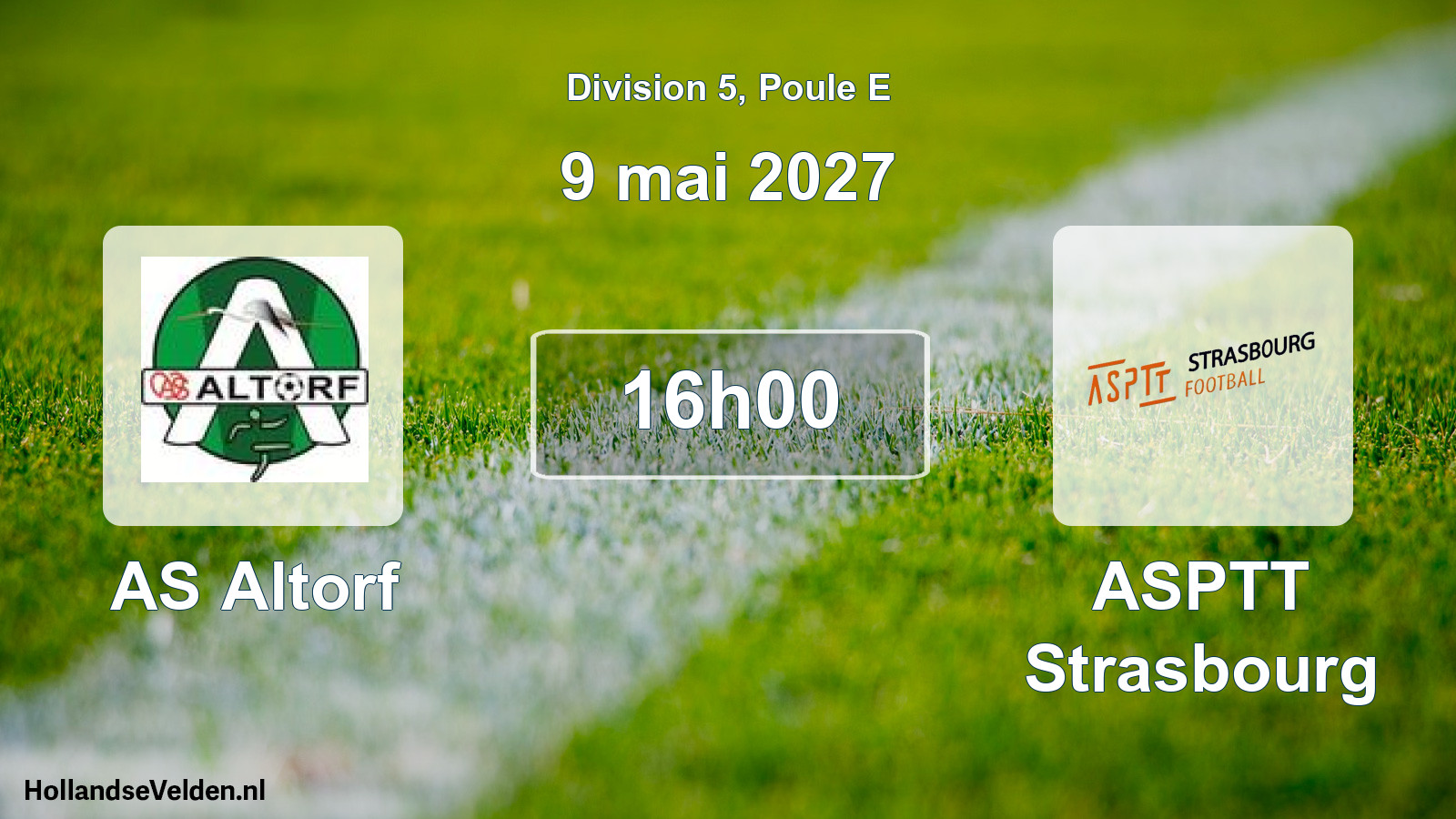 Scheduled Match: AS Altorf - ASPTT Strasbourg (9 May 2027)