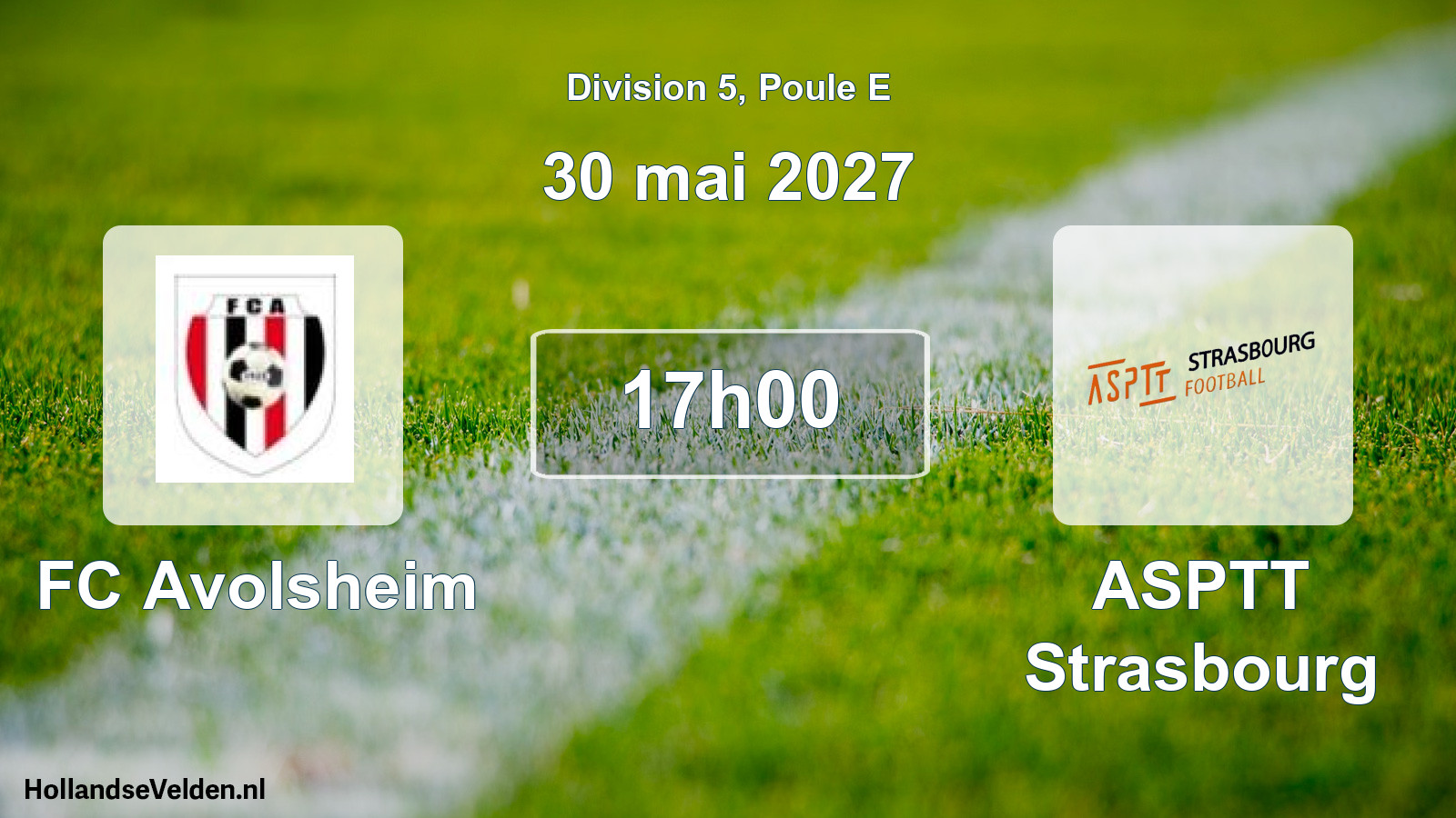Scheduled Match: FC Avolsheim - ASPTT Strasbourg (30 May 2027)