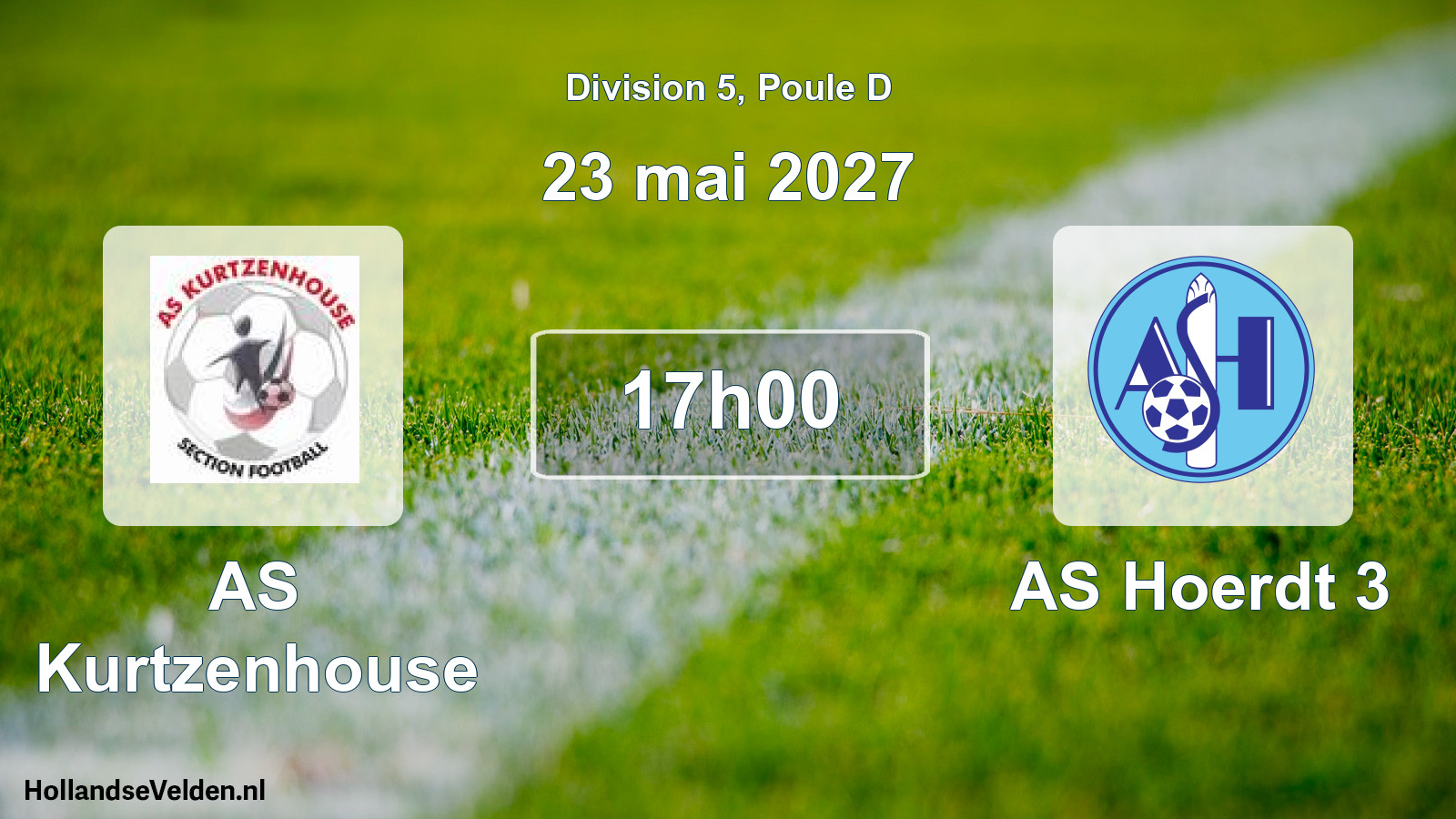 Scheduled Match: AS Kurtzenhouse - AS Hoerdt 3 (23 May 2027)