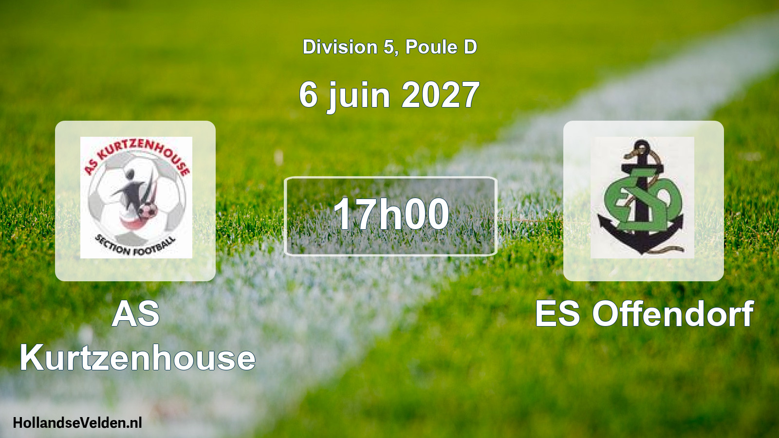 Scheduled Match: AS Kurtzenhouse - ES Offendorf (6 June 2027)