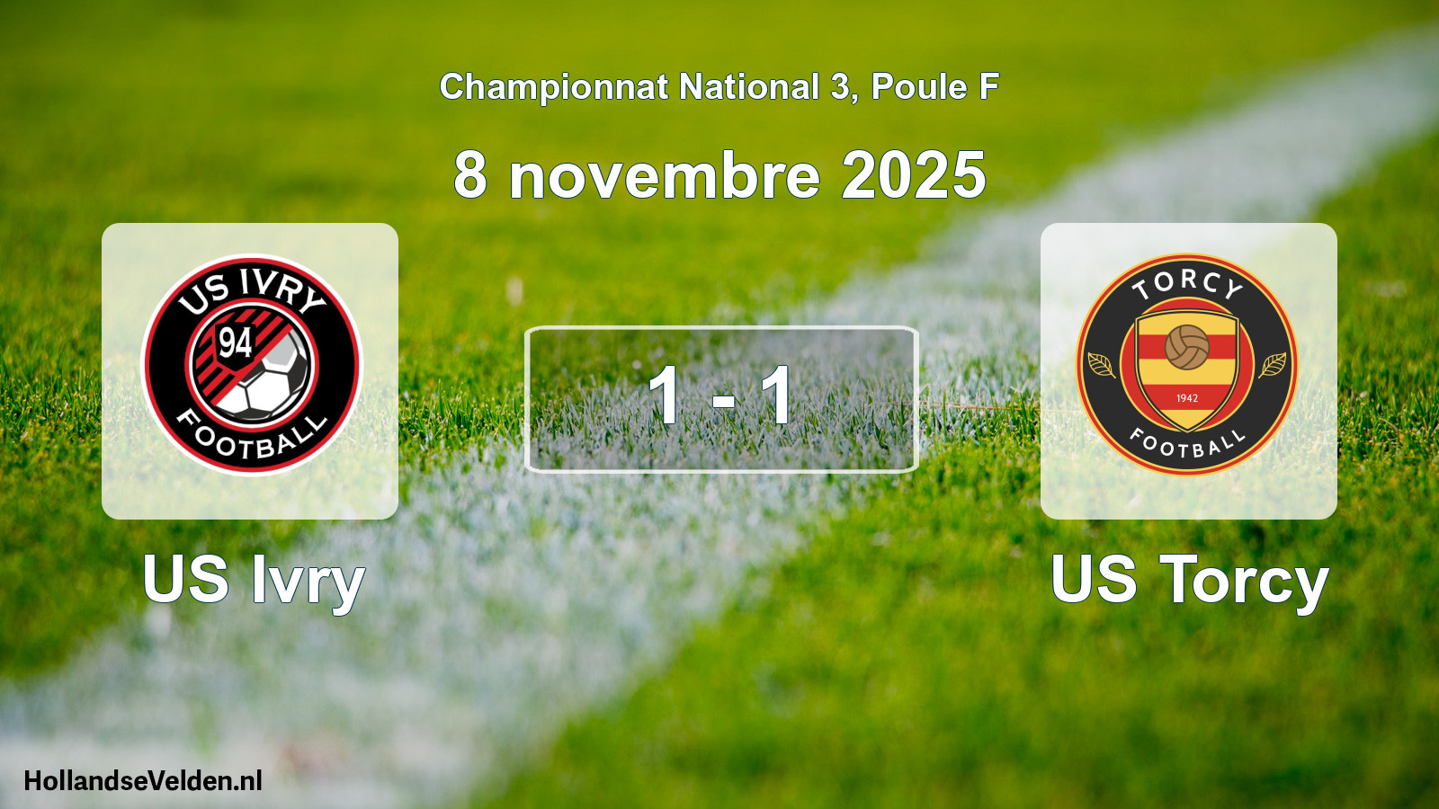 Gespeelde wedstrijd: US Ivry - US Torcy 1 - 1 (8 november 2025)
