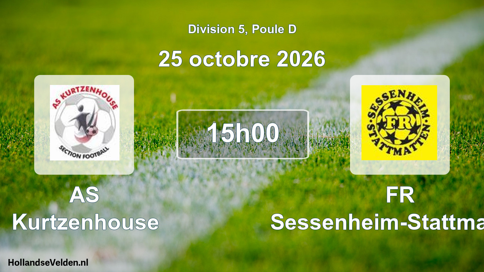 Scheduled Match: AS Kurtzenhouse - FR Sessenheim-Stattmatten (25 October 2026)