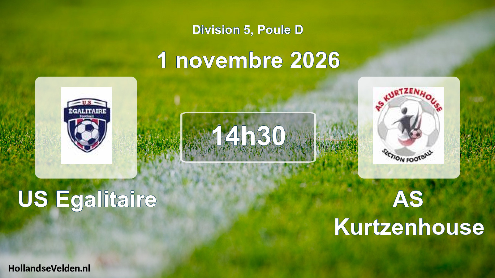 Scheduled Match: US Egalitaire - AS Kurtzenhouse (1 November 2026)