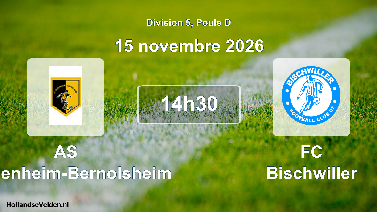 Scheduled Match: AS Wahlenheim-Bernolsheim - FC Bischwiller (15 November 2026)