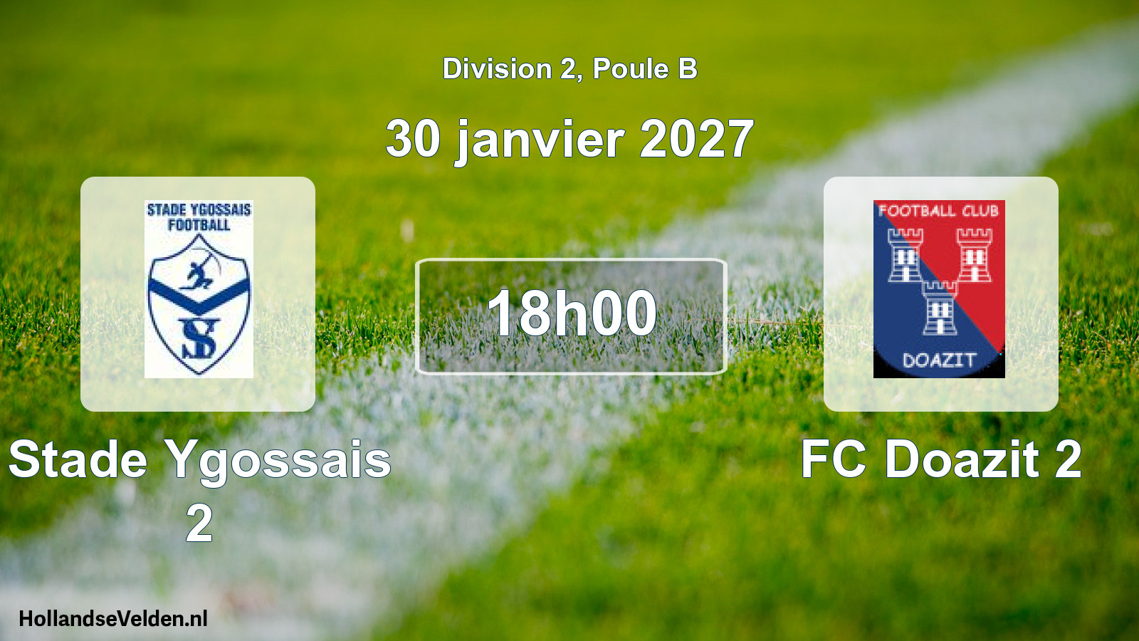 Scheduled Match: Stade Ygossais 2 - FC Doazit 2 (30 January 2027)
