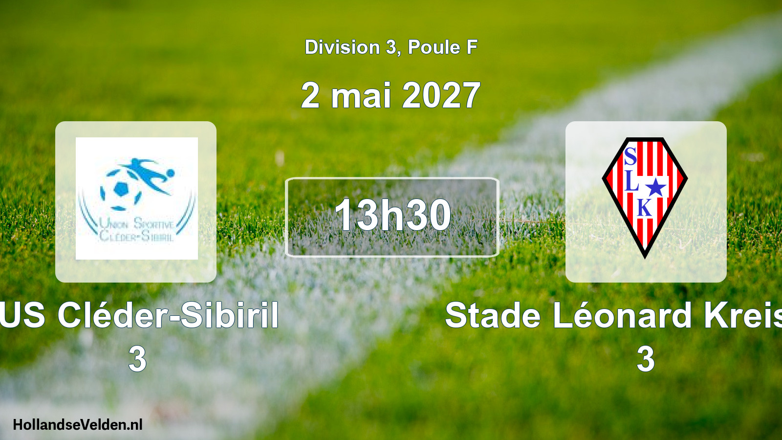 Scheduled Match: US Cléder-Sibiril 3 - Stade Léonard Kreisker 3 (2 May 2027)