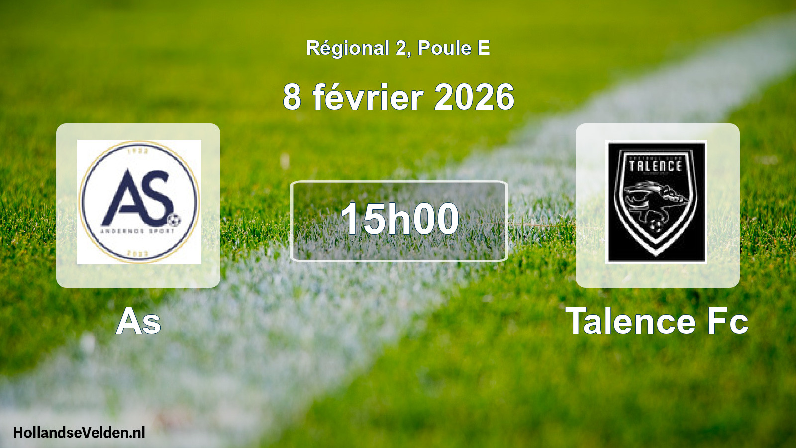 Scheduled Match: As - Talence Fc (8 February 2026)