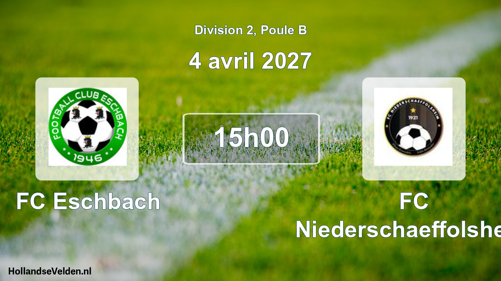 Scheduled Match: FC Eschbach - FC Niederschaeffolsheim (4 April 2027)