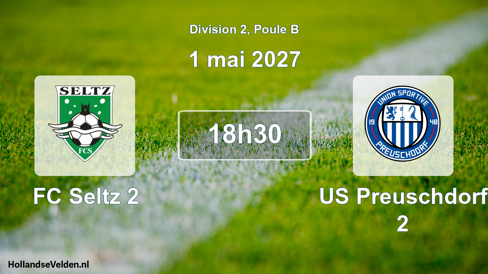 Scheduled Match: FC Seltz 2 - US Preuschdorf 2 (1 May 2027)