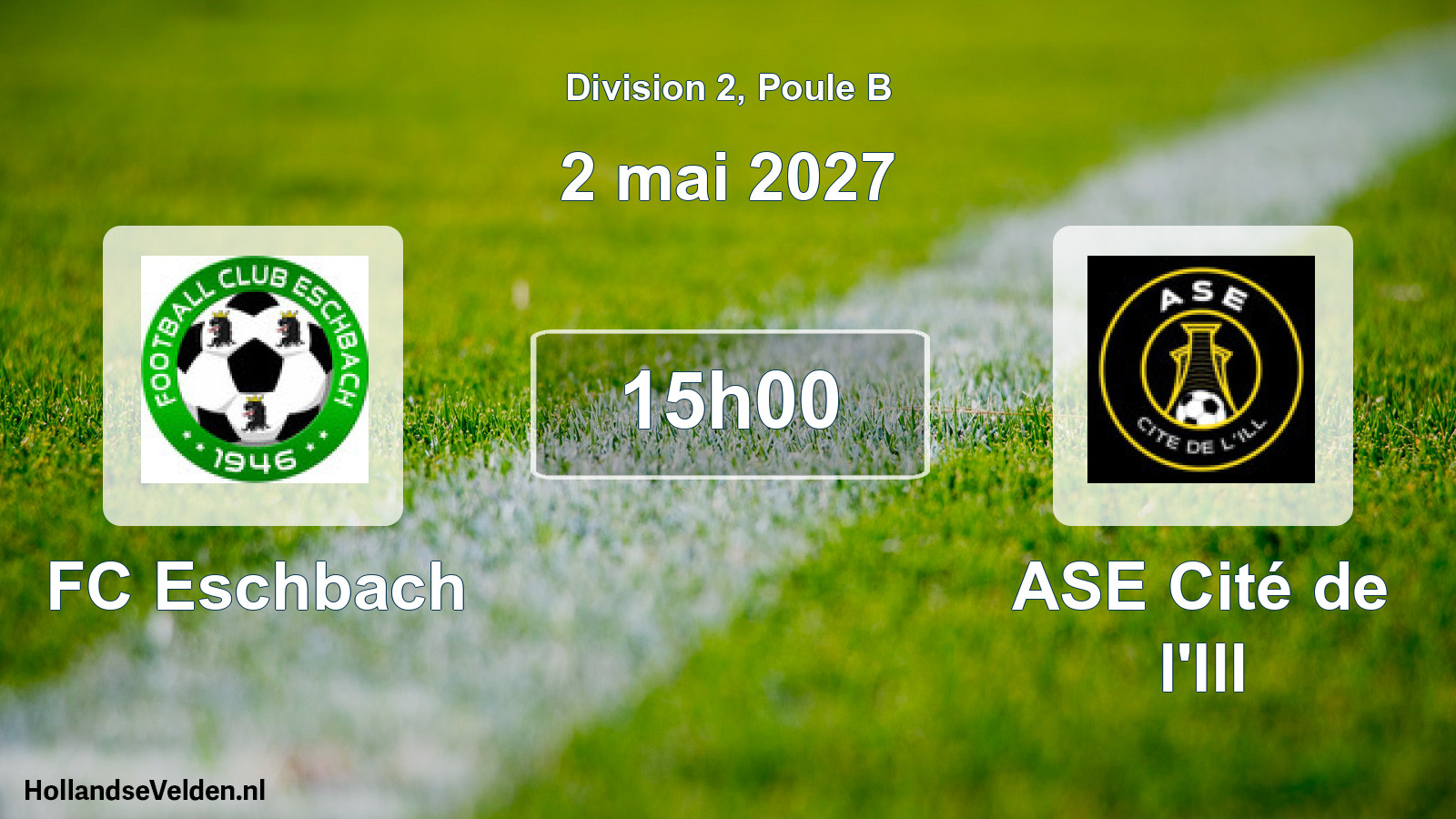 Scheduled Match: FC Eschbach - ASE Cité de l'Ill (2 May 2027)