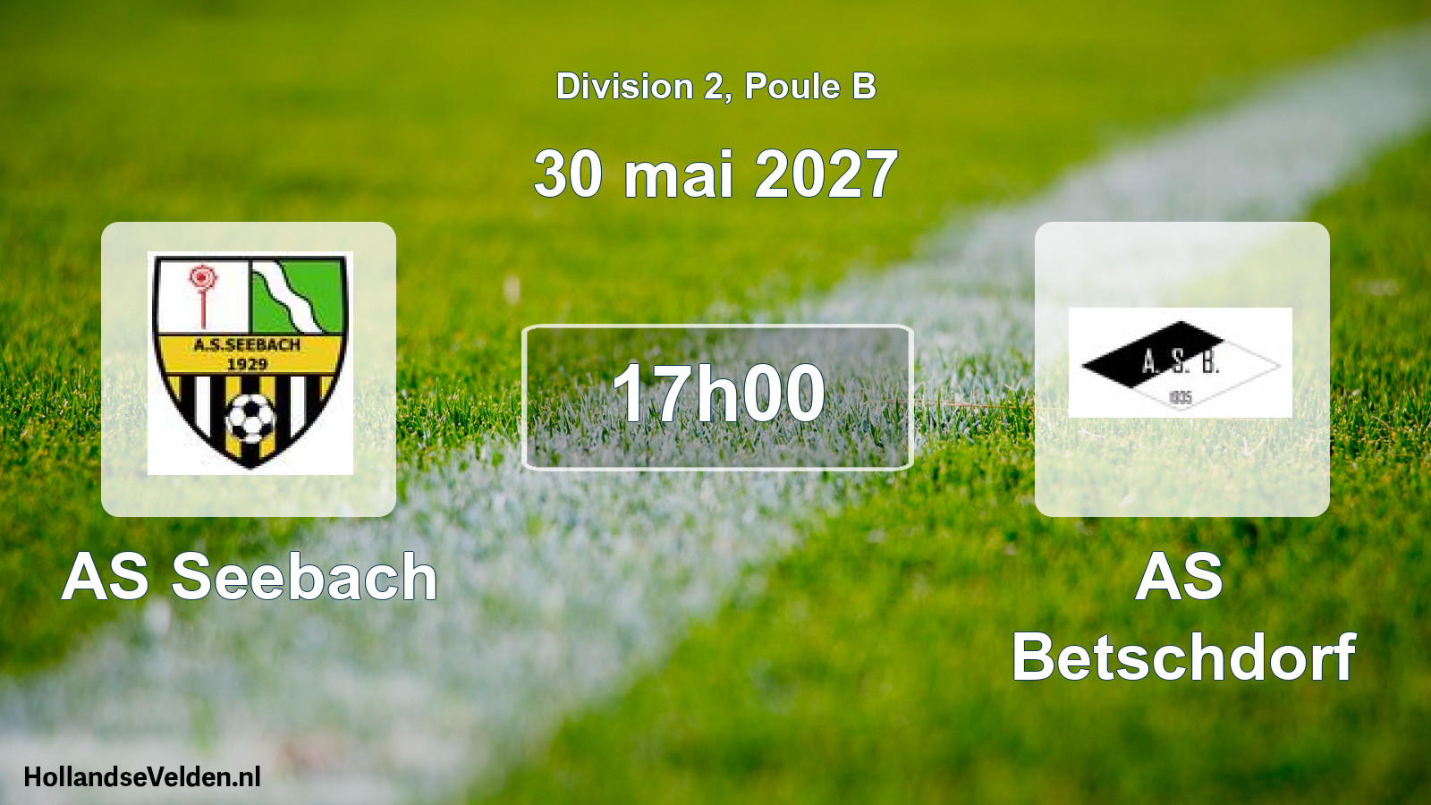 Scheduled Match: AS Seebach - AS Betschdorf (30 May 2027)