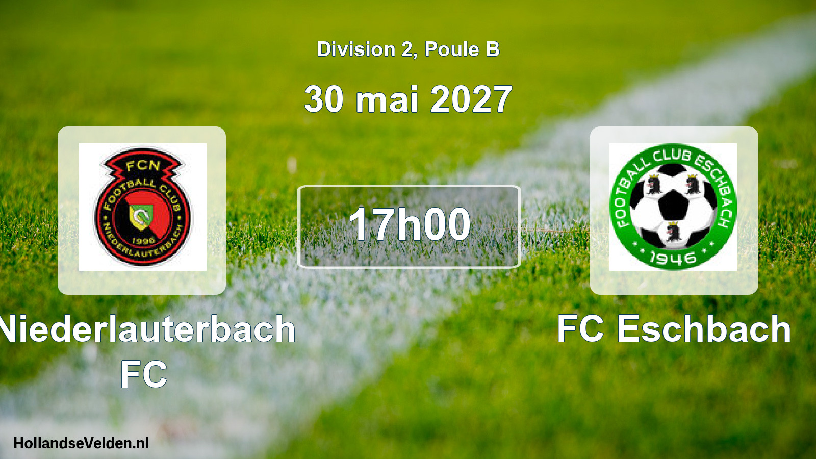 Match programmé: Niederlauterbach FC - FC Eschbach (30 mai 2027)