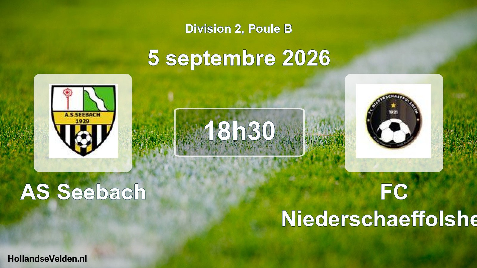 Scheduled Match: AS Seebach - FC Niederschaeffolsheim (5 September 2026)