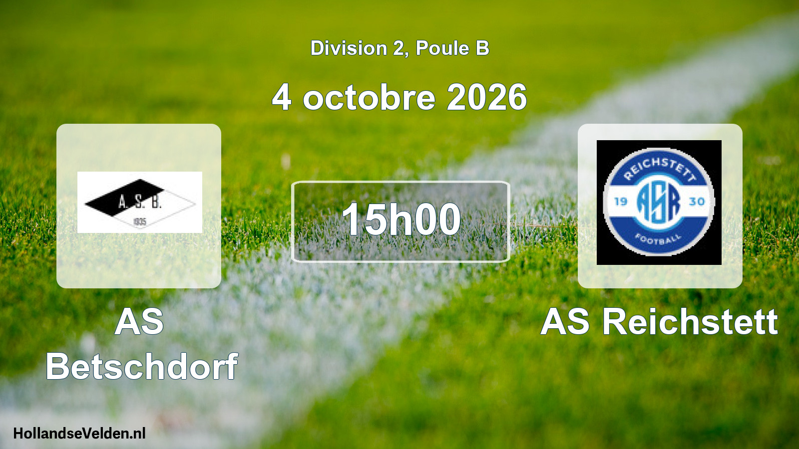 Scheduled Match: AS Betschdorf - AS Reichstett (4 October 2026)