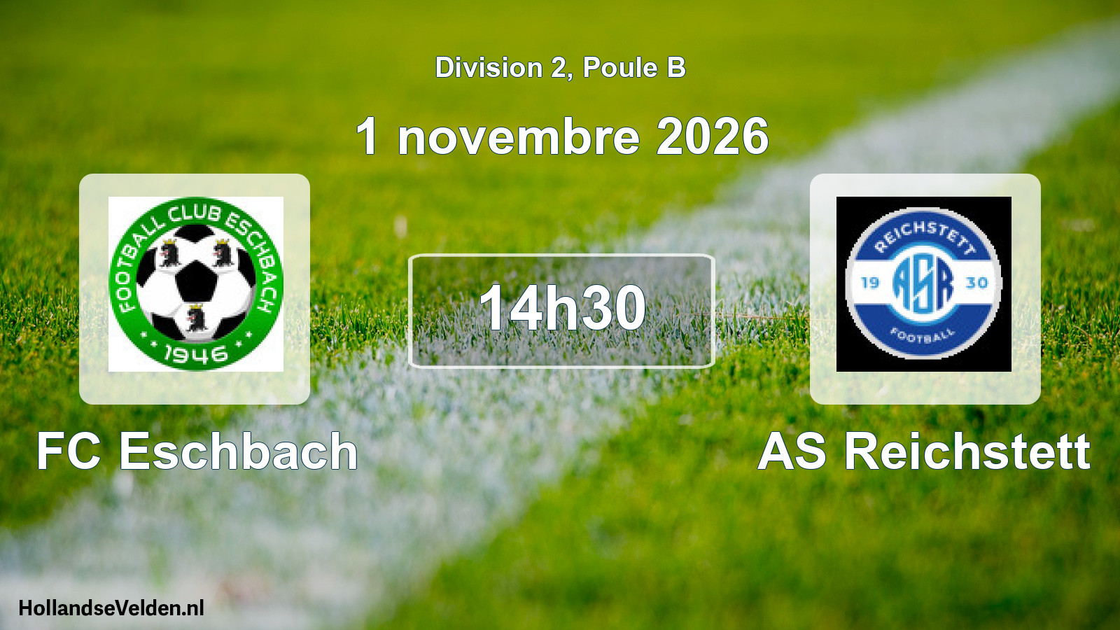 Scheduled Match: FC Eschbach - AS Reichstett (1 November 2026)