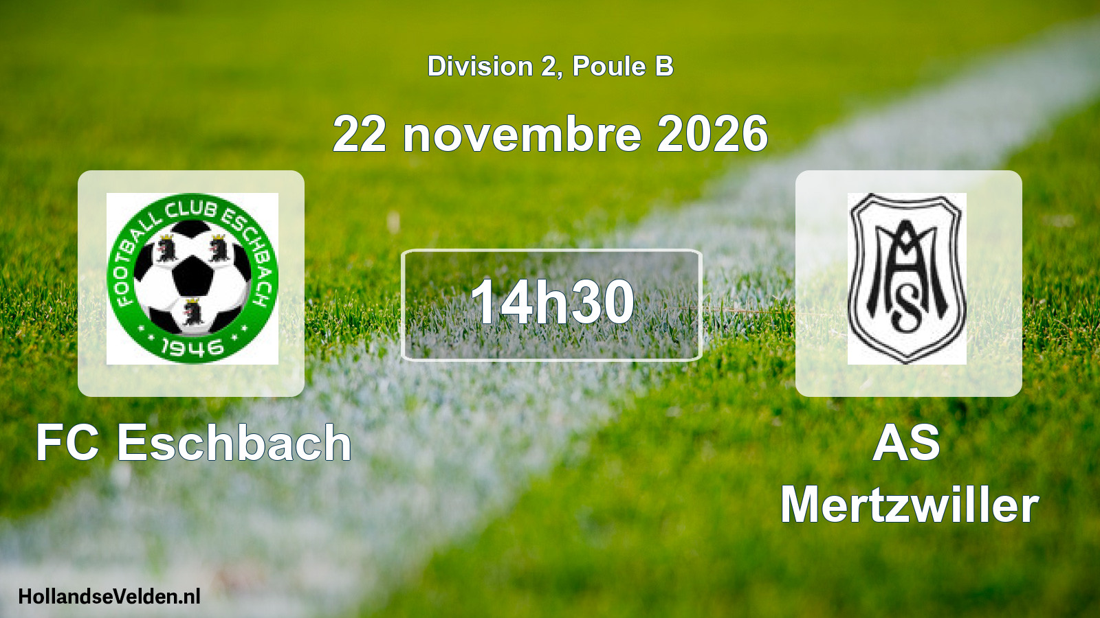 Scheduled Match: FC Eschbach - AS Mertzwiller (22 November 2026)
